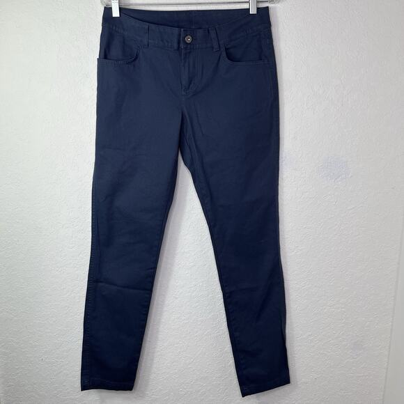 Columbia Canvas Pants Size 8, blue, straight leg, outdoor, camping, trailing - Picture 1 of 7